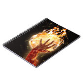 Basketball on Fire Notitieboek (Linkerzijde)