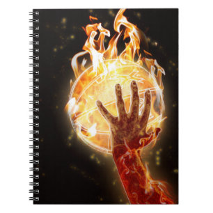 Basketball on Fire Notitieboek