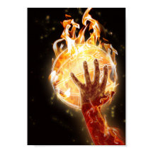 Basketball on Fire Value Poster Paper (Matte)