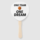 BASKETBALL ONE TEAM ONE DREAM HANDWAAIER (Voorkant)