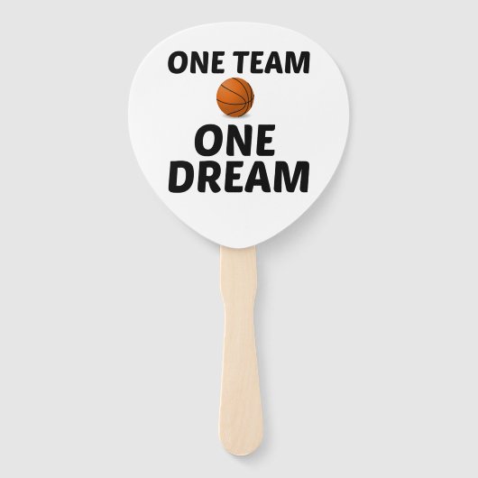 BASKETBALL ONE TEAM ONE DREAM HANDWAAIER (Voorkant)