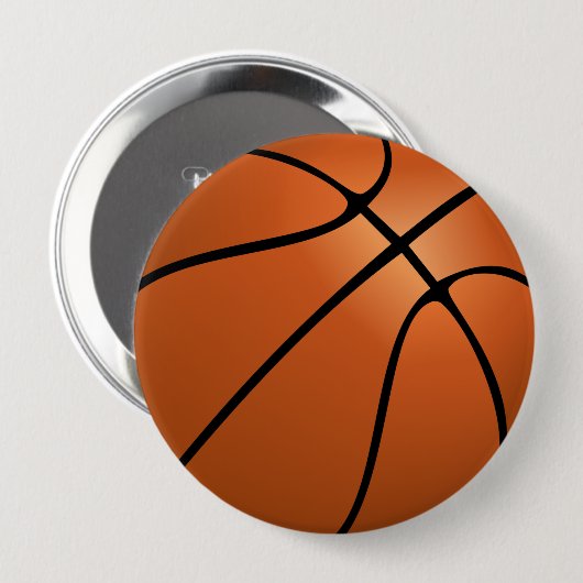Basketball-ontwerp Button (Voorkant /achterkant)