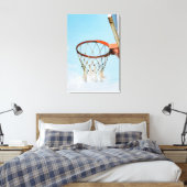 Basketball-ontwerp Canvas Afdruk (Insitu (Slaapkamer))
