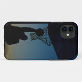 Basketball-ontwerp Case-Mate iPhone Case (Achterkant (horizontaal))