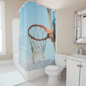 Basketball-ontwerp Douchegordijn (In situ)