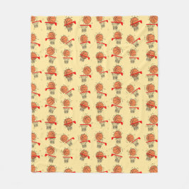 Basketball-ontwerp Fleece Deken