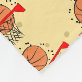 Basketball-ontwerp Fleece Deken (Hoek)