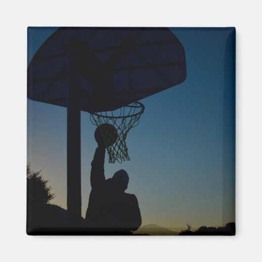 Basketball-ontwerp Magneet (Voorkant)