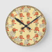 Basketball-ontwerp Ronde Klok (Voorkant)