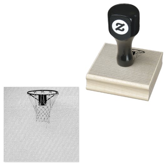 Basketball-ontwerp Rubberstempel (Gestempeld)