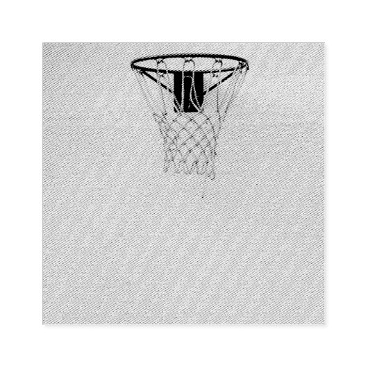 Basketball-ontwerp Rubberstempel (Afrduk)