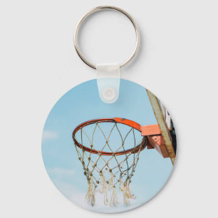 Basketball-ontwerp Sleutelhanger