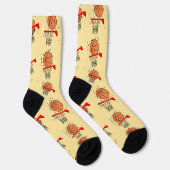 Basketball-ontwerp Sokken (Rechts)