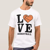 Basketball-ontwerp T-shirt (Voorkant)
