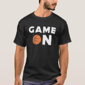 Basketball-ontwerp T-shirt (Voorkant)