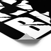 Basketball-ontwerp voor basketbalspeler en mandje poster (Hoek)