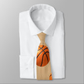 Basketball op hardhout stropdas (Gebonden)