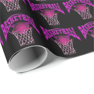 Basketball op het net cadeaupapier