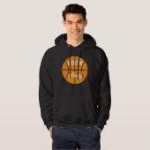 Basketball op maat hoodie (Voorkant volledig)