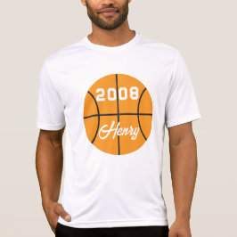 Basketball op maat t-shirt