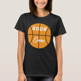 Basketball op maat t-shirt