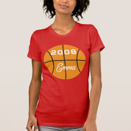 Basketball op maat t-shirt