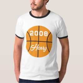 Basketball op maat t-shirt