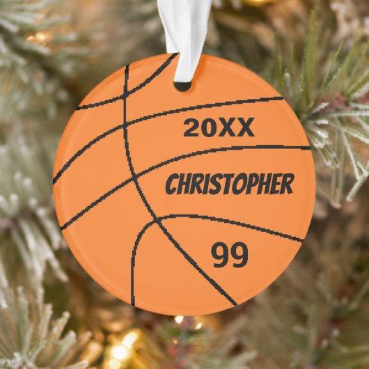 Basketball Ornament (Boom)