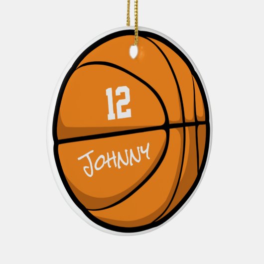 BASKETBALL Ornament Aangepaste speler (Rechts)