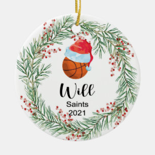 Basketball ornament op maat gemaakt 