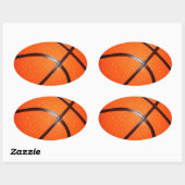 Basketball Ovale Sticker (Vel)