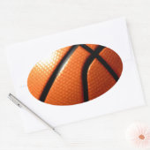 Basketball Ovale Sticker (Envelop)