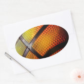 Basketball Ovale Sticker (Envelop)