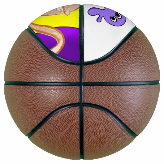 Basketball Paars Octopus Basketbal (Rechts)