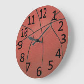 Basketball Painting Large Black Numbers Sportlar Grote Klok (Hoek)