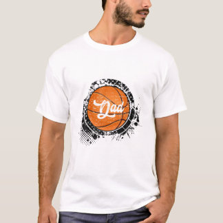 Basketball Pap Basketball Family Matting T-shirt