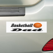 Basketball Pap Bumpersticker (Op auto)