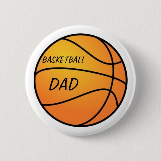 Basketball Pap Button (Voorkant)