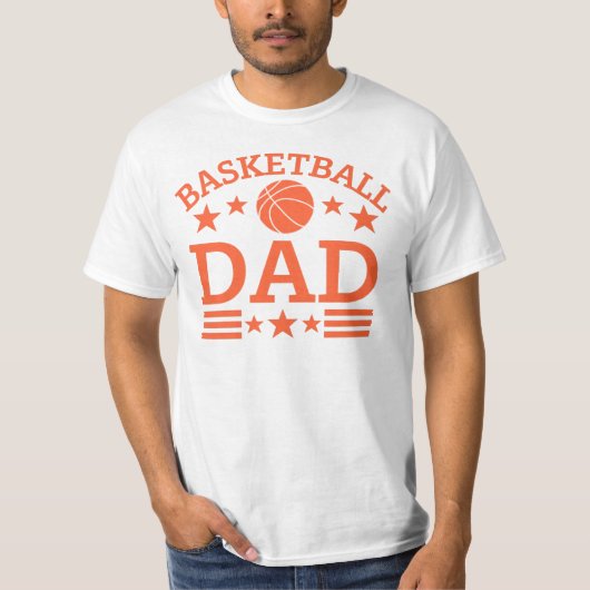 Basketball Pap speler White T-Shirt (Voorkant)