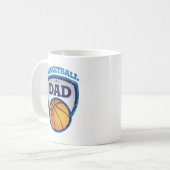 Basketball Papa Design tot show uit Koffiemok (Voorkant links)