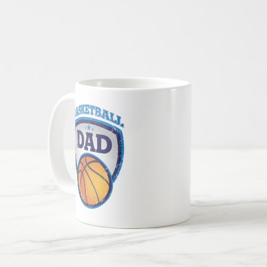 Basketball Papa Design tot show uit Koffiemok (Voorkant links)