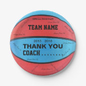 BASKETBALL PAPER BORD Blue L Red bl (Voorkant)