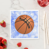 Basketball Paper Napkin Birthday Theme HAMbyWG Servet (Insitu)