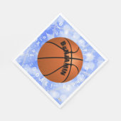 Basketball Paper Napkin Birthday Theme HAMbyWG Servet (Hoek)