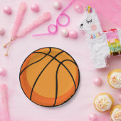 Basketball Papieren Bordje (Feest)