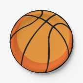 Basketball Papieren Bordje (Voorkant)