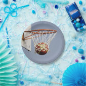 Basketball Papieren Bordje (Feest)