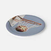 Basketball Papieren Bordje (Gekanteld)