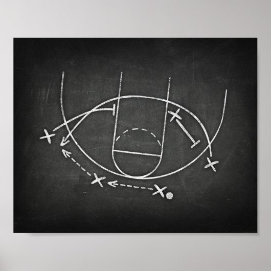 Basketball Party BASKETBALL PLAYBOOK Print (Voorkant)