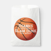Basketball Party Bedankzakje (Voorkant)